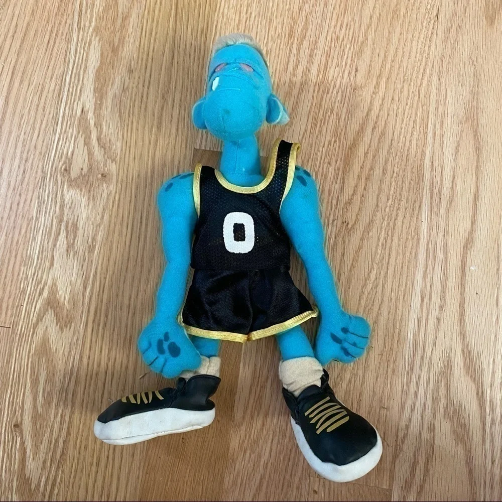 Vintage Space Jam Monstars Plush Blanko Basketball Player Stuffed Doll